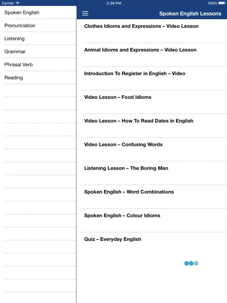 Online English Lessons Free iPad  سکرین شاٹس
