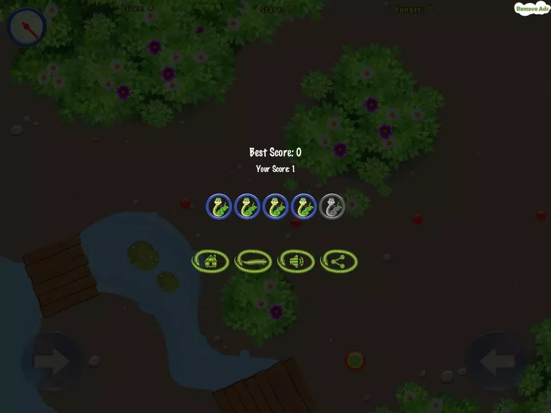 Tangkapan skrin Snake Bunny iPad 