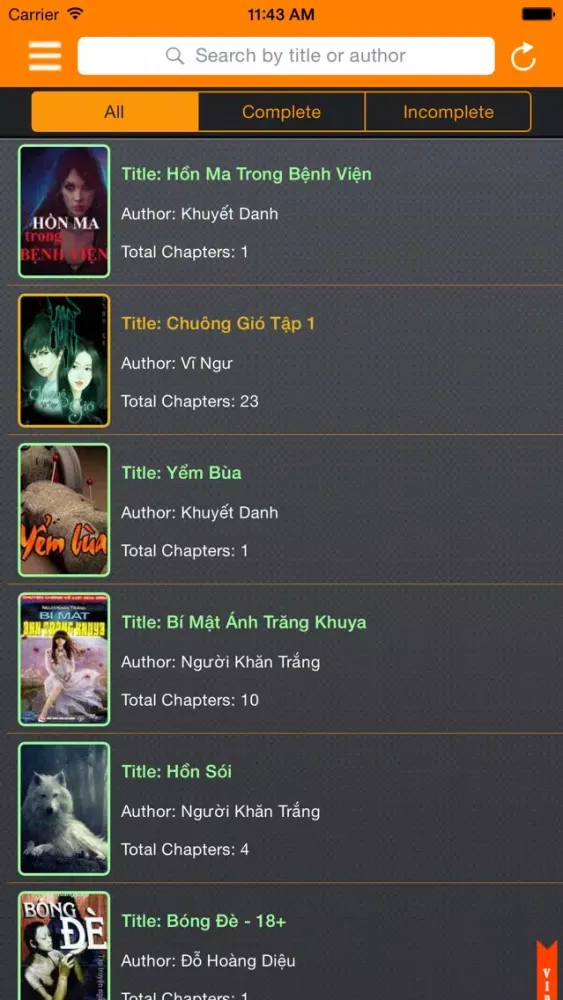 ภาพหน้าจอของ Truyện Ma Kinh Dị Audio
