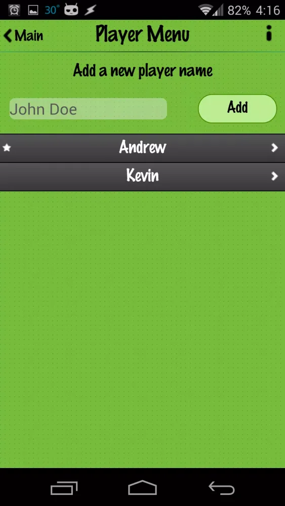 Capturas de pantalla de Golf Score Buddy