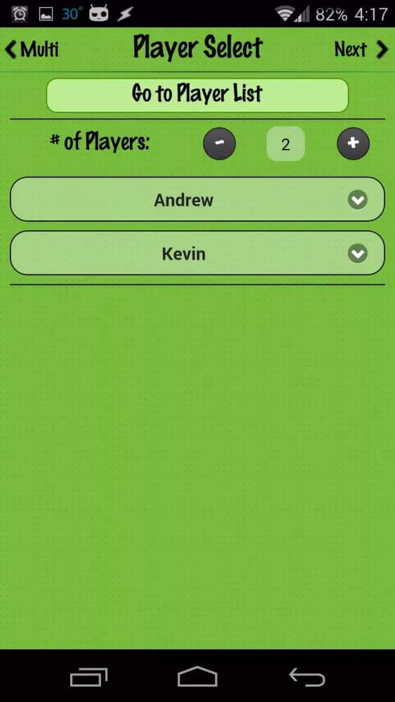 Capturas de pantalla de Golf Score Buddy