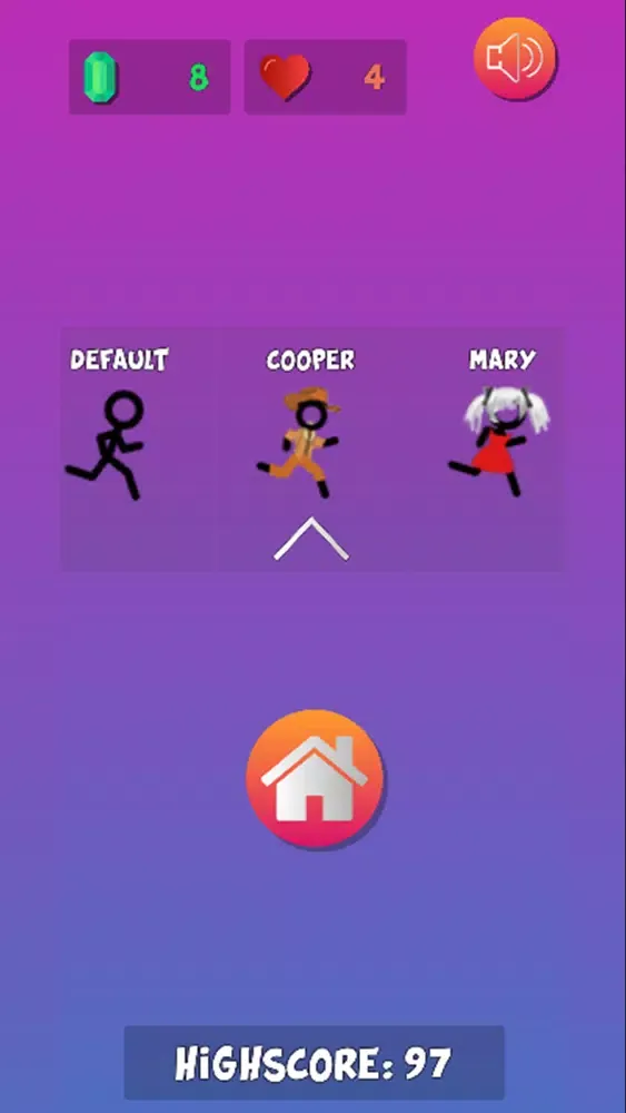 Capturas de tela do Jumping Jumping.
