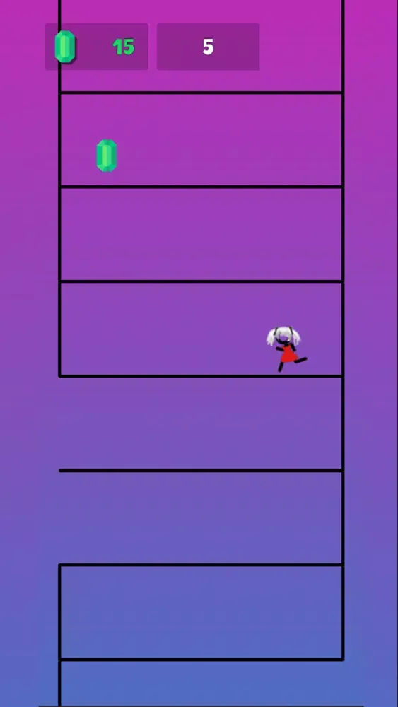 Capturas de tela do Jumping Jumping.