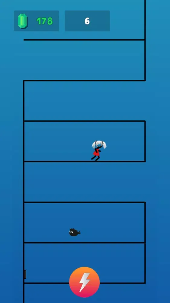 Capturas de tela do Jumping Jumping.