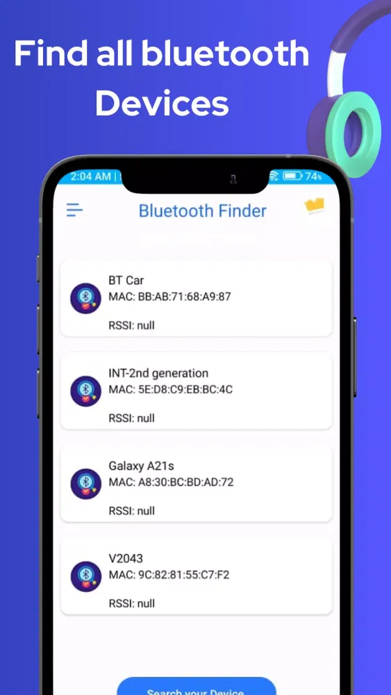 Find Lost Bluetooth Devices Ekran Görüntüleri