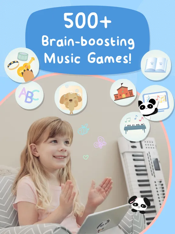 Ảnh chụp màn hình của Piano Kids Games: Panda Corner iPad 