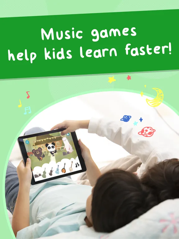 Ảnh chụp màn hình của Piano Kids Games: Panda Corner iPad 