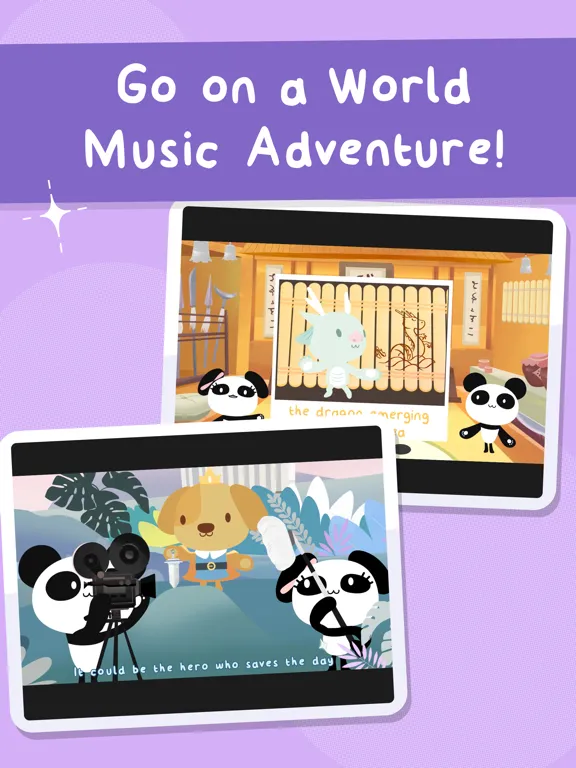 Ảnh chụp màn hình của Piano Kids Games: Panda Corner iPad 