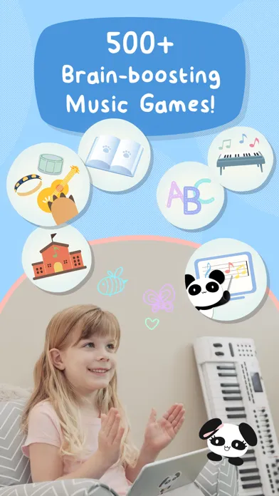 Ảnh chụp màn hình của Piano Kids Games: Panda Corner