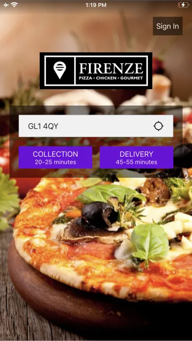 Firenze Pizzeria應用截圖