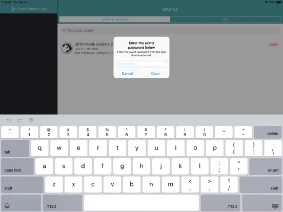 2019 Panda Leaders Conference iPad  Screenshots