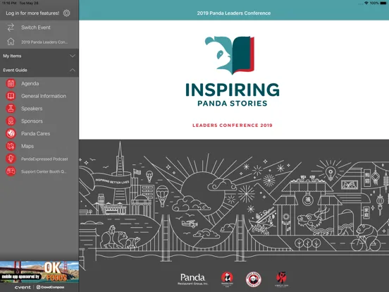 2019 Panda Leaders Conference iPad  Screenshots