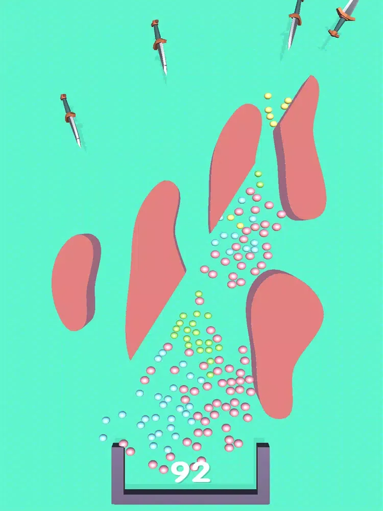 Capturas de tela do Falling Sand Balls iPad 