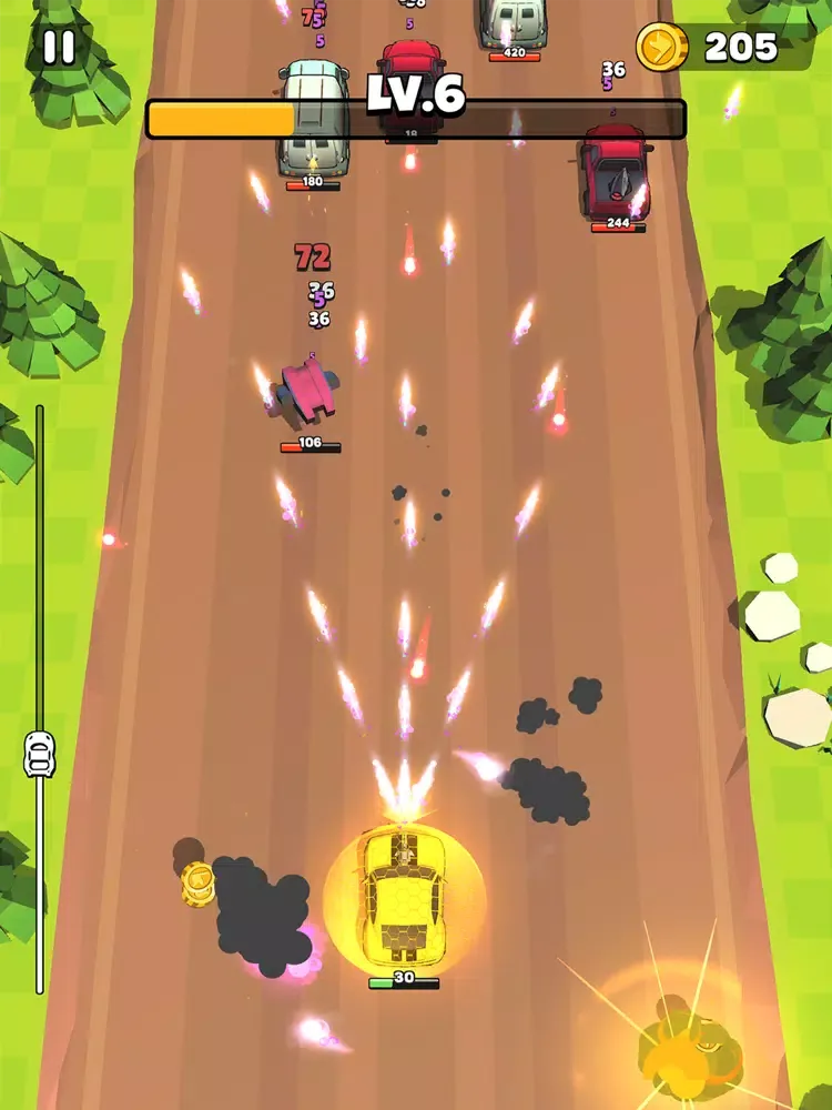 Captures d'écran de Fury Road: Racing & Shooting iPad 