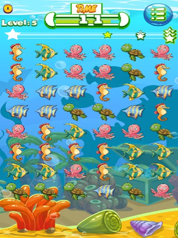 Fish Link Mania Match 3 Puzzle Games - Magic board iPad 应用截图