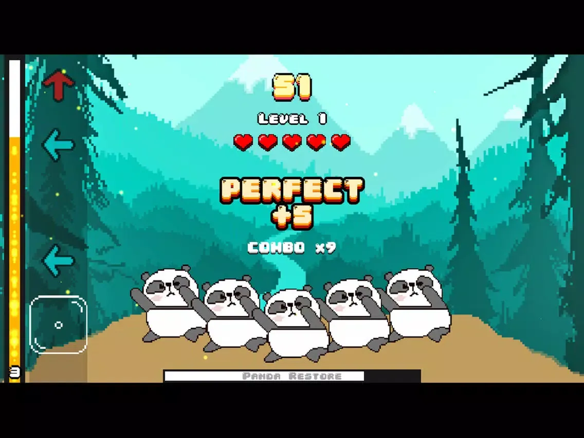Zrzuty ekranu 2D Panda Dance Challenge iPad 