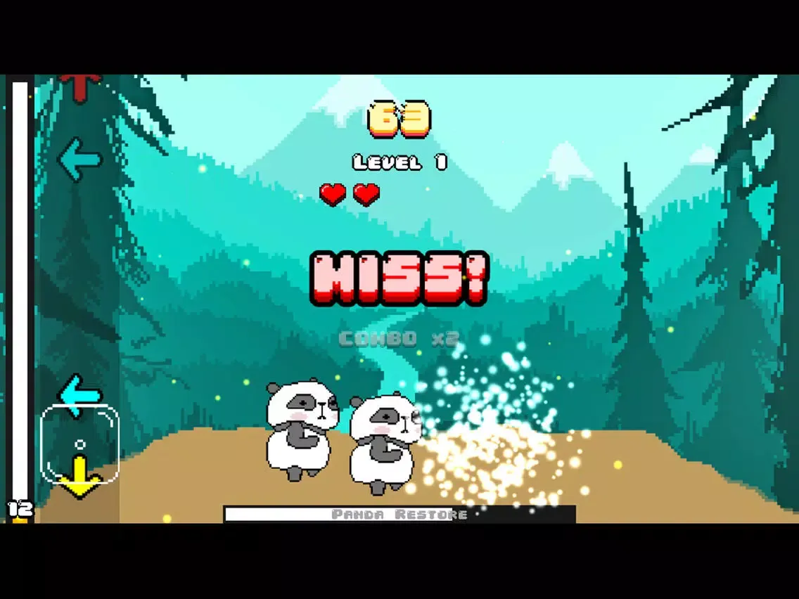 Zrzuty ekranu 2D Panda Dance Challenge iPad 