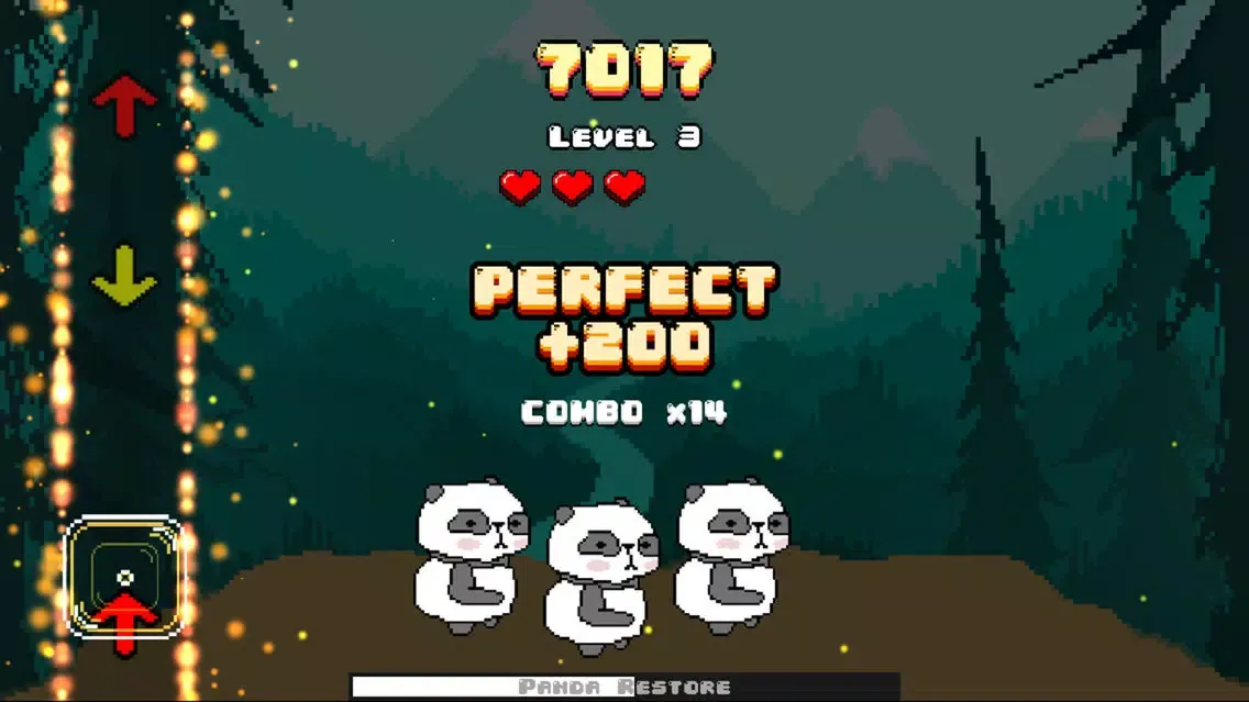 Zrzuty ekranu 2D Panda Dance Challenge