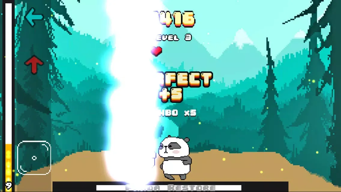 Zrzuty ekranu 2D Panda Dance Challenge