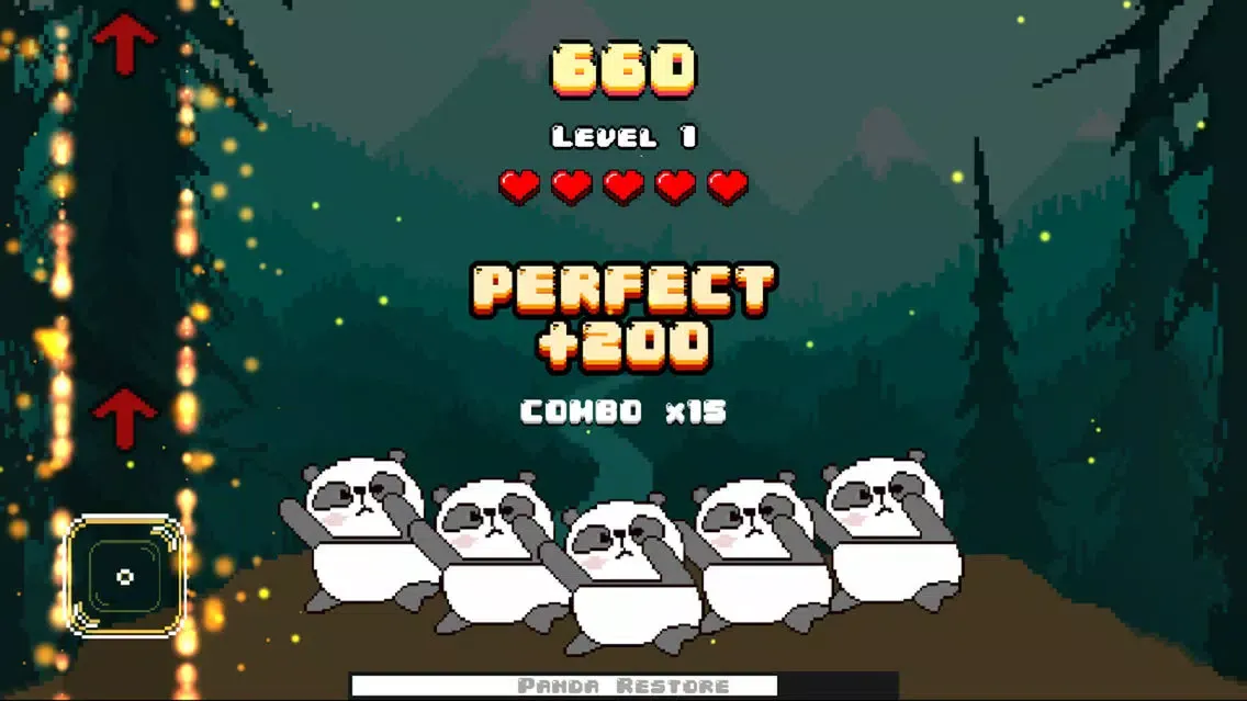 Zrzuty ekranu 2D Panda Dance Challenge