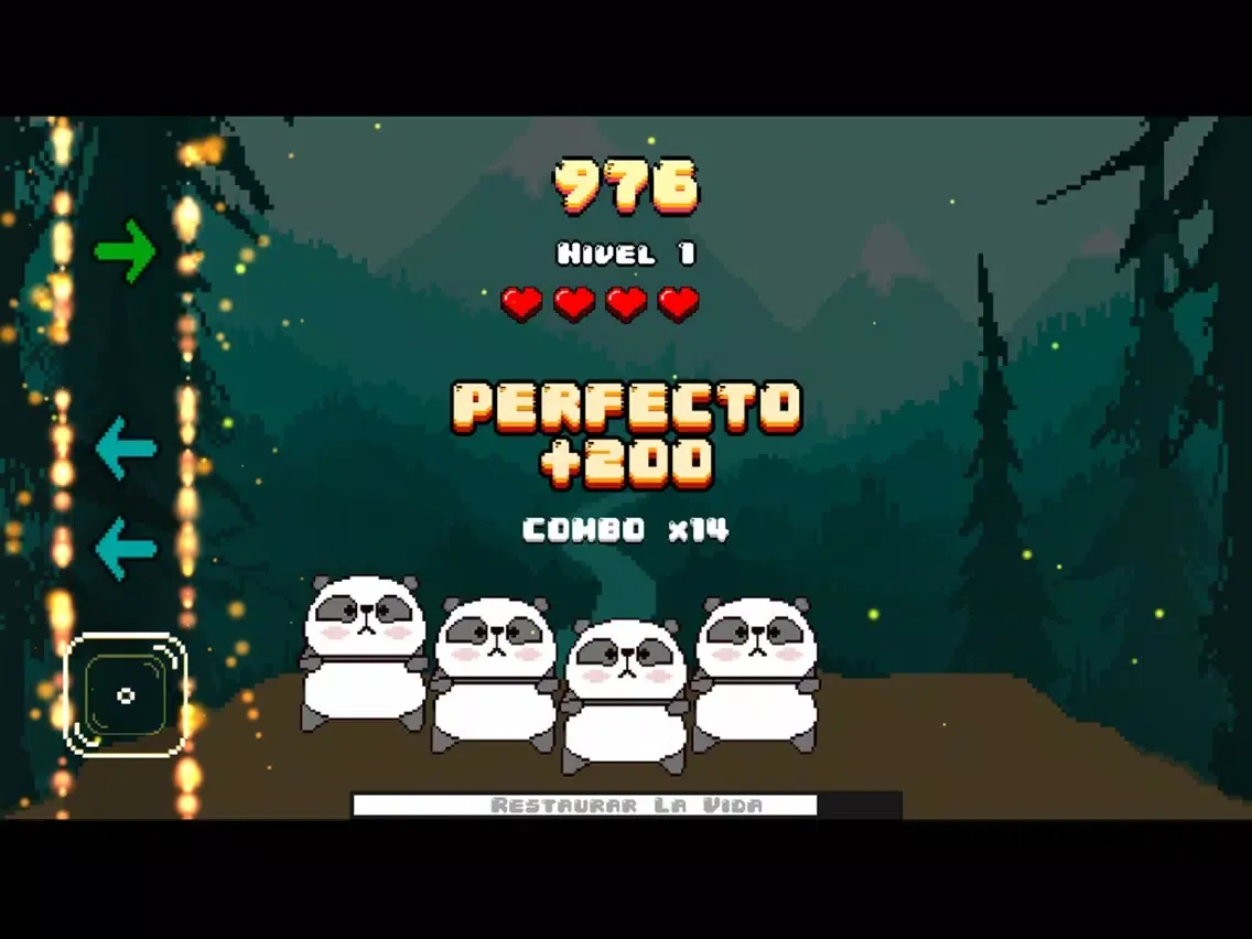 Reto de los Osos Panda Bailando iPad  سکرین شاٹس