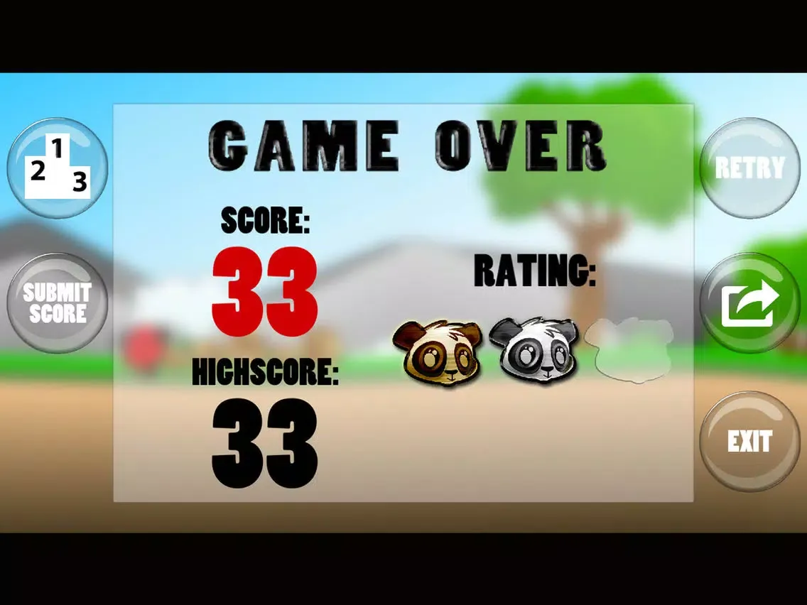 Roly Poly Panda iPad  Screenshots