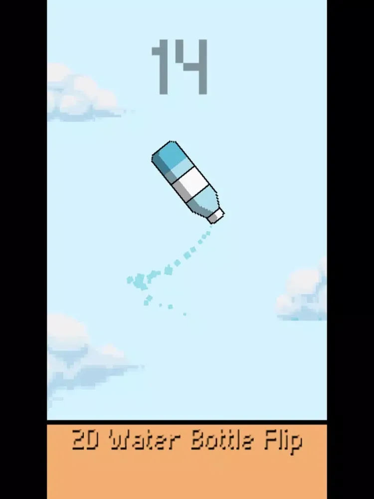 Captures d'écran de 2D Water Bottle Flip iPad 