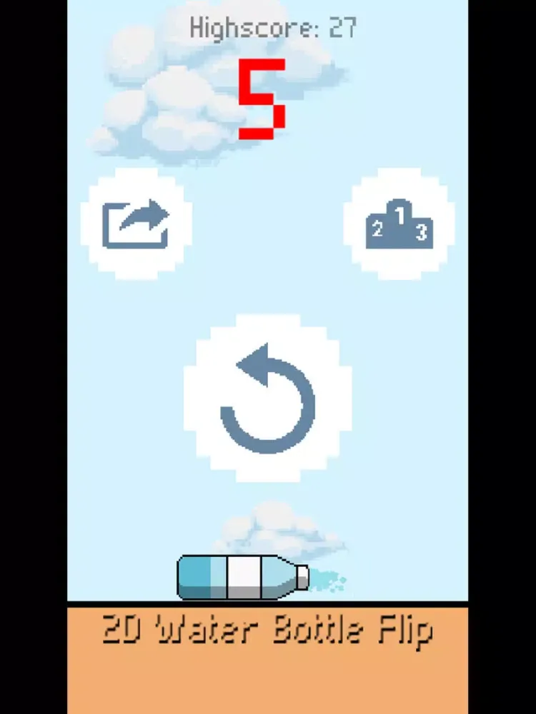 Captures d'écran de 2D Water Bottle Flip iPad 