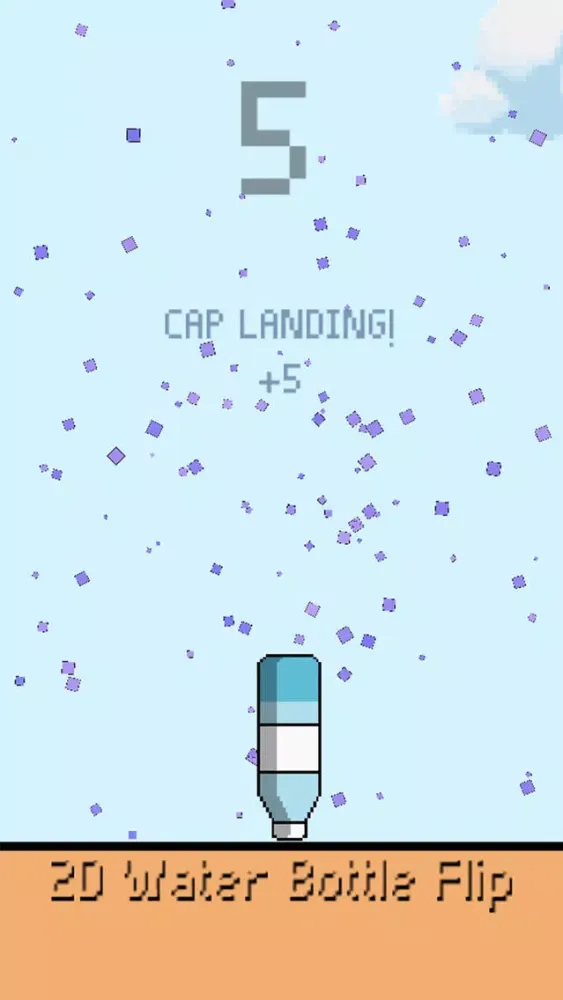 Captures d'écran de 2D Water Bottle Flip