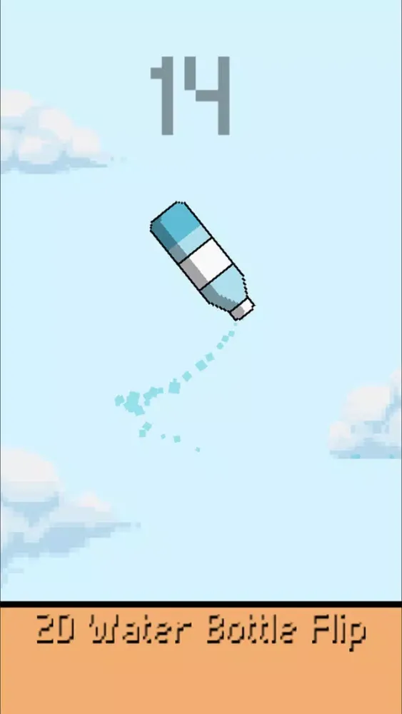 Captures d'écran de 2D Water Bottle Flip
