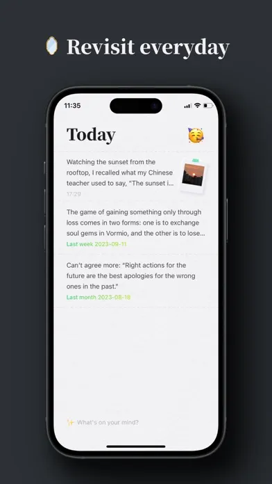 Capturas de pantalla de OneLife: Easy & Private Diary