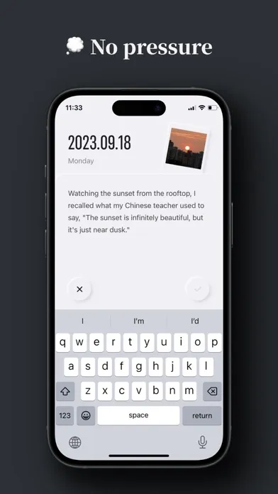 Capturas de pantalla de OneLife: Easy & Private Diary