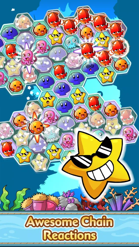 Ocean Blast: Fun Match-3 Games Screenshots