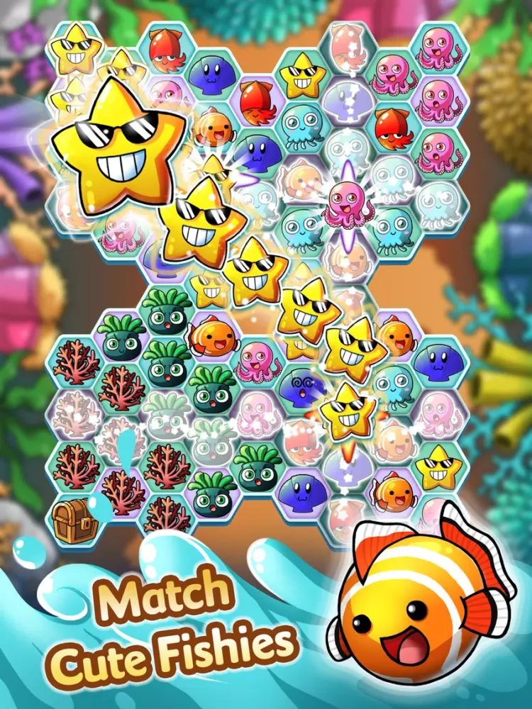 Ocean Blast - Match-3 Puzzler iPad  স্ক্রিনশট