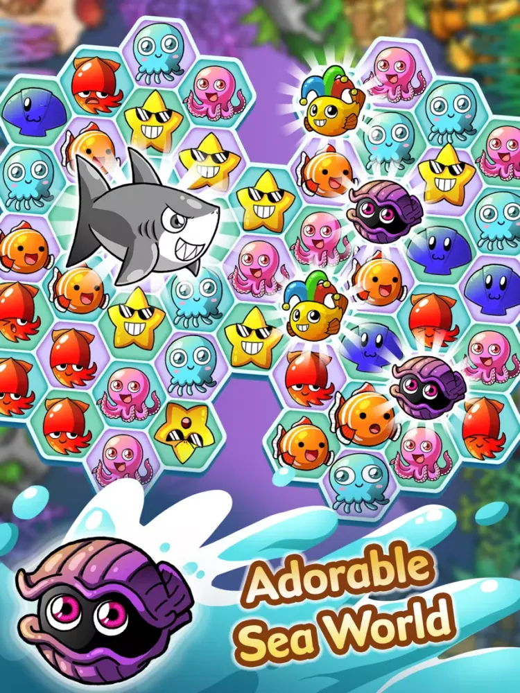 Ocean Blast - Match-3 Puzzler iPad  স্ক্রিনশট