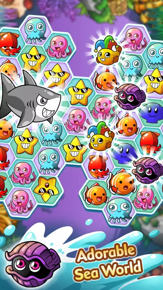 Ocean Blast - Match-3 Puzzler স্ক্রিনশট
