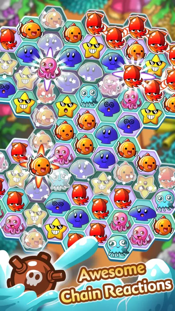 Ocean Blast - Match-3 Puzzler স্ক্রিনশট