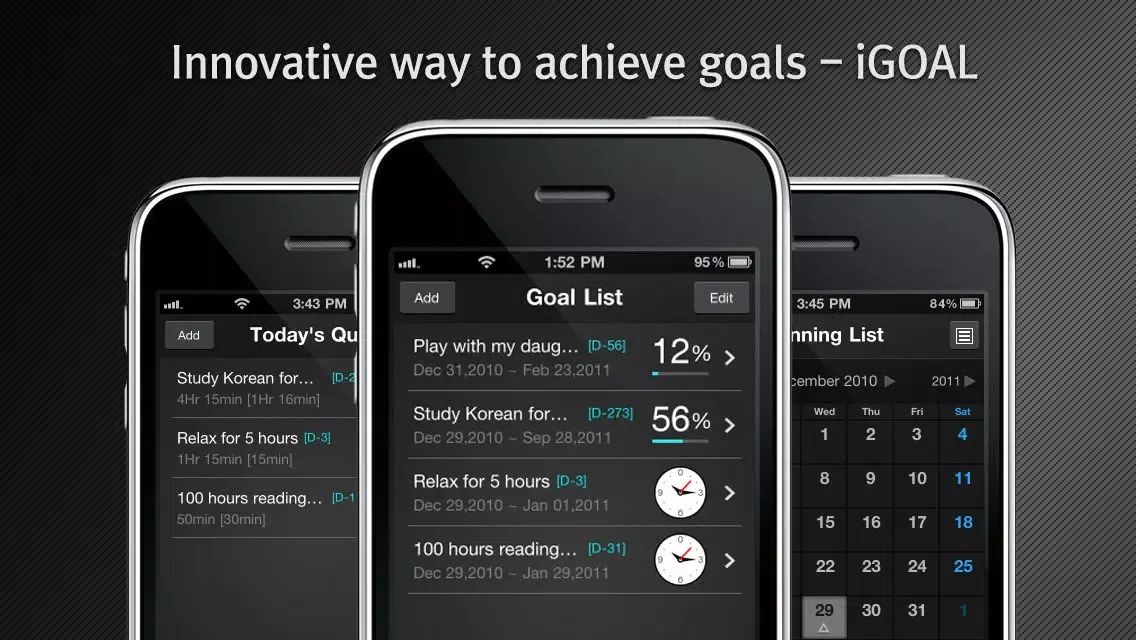 iGoal - By Time (iCloud Sync) Screenshots