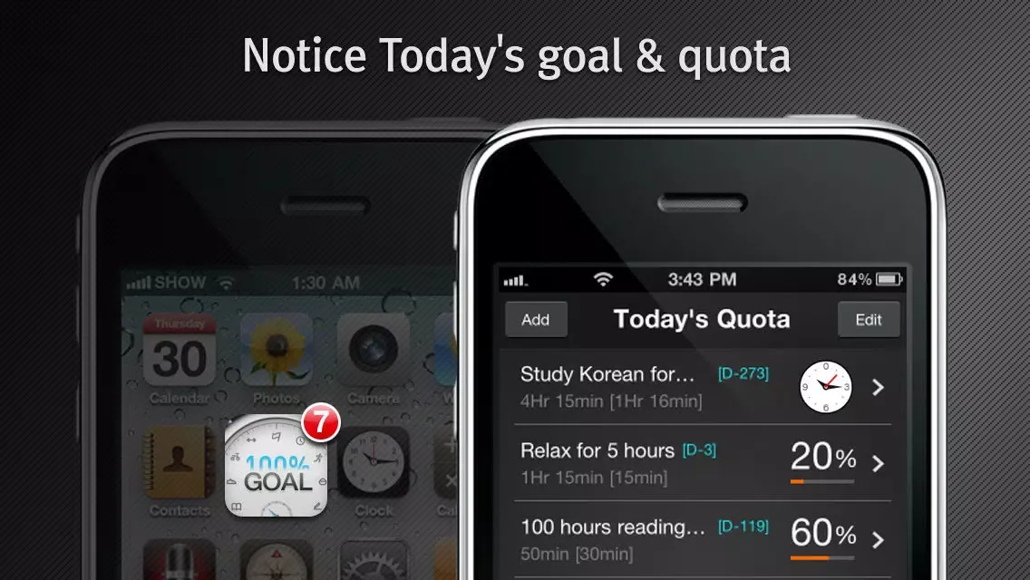 iGoal - By Time (iCloud Sync) Screenshots