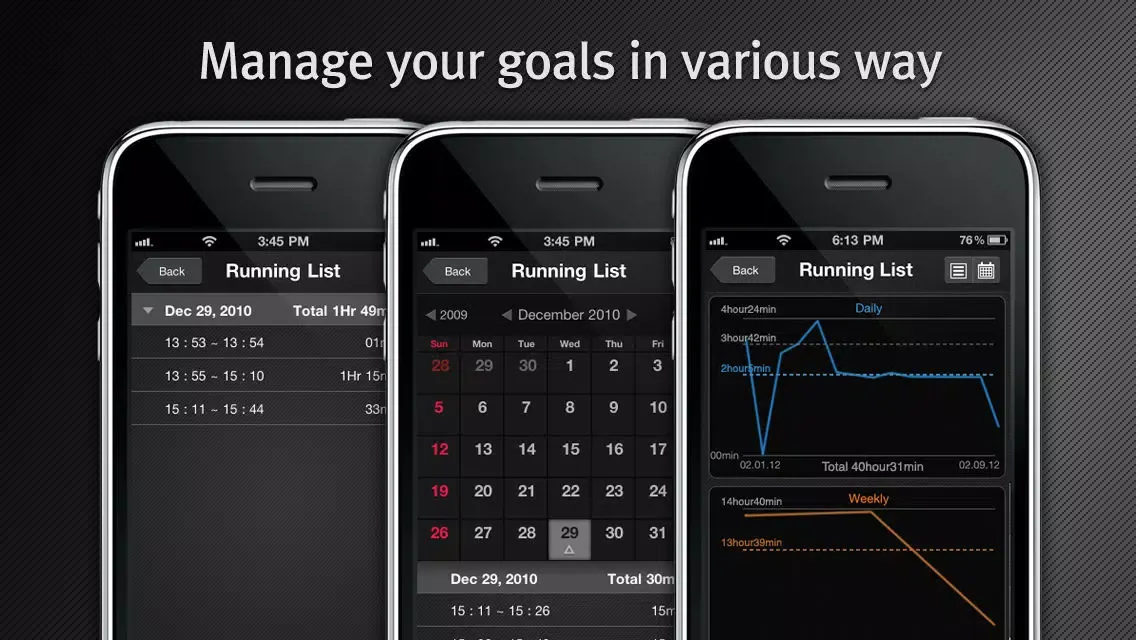 iGoal - By Time (iCloud Sync) Screenshots