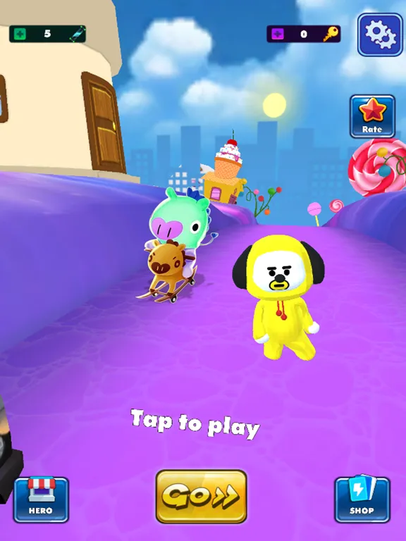 Zrzuty ekranu Super Bt21 Run iPad 
