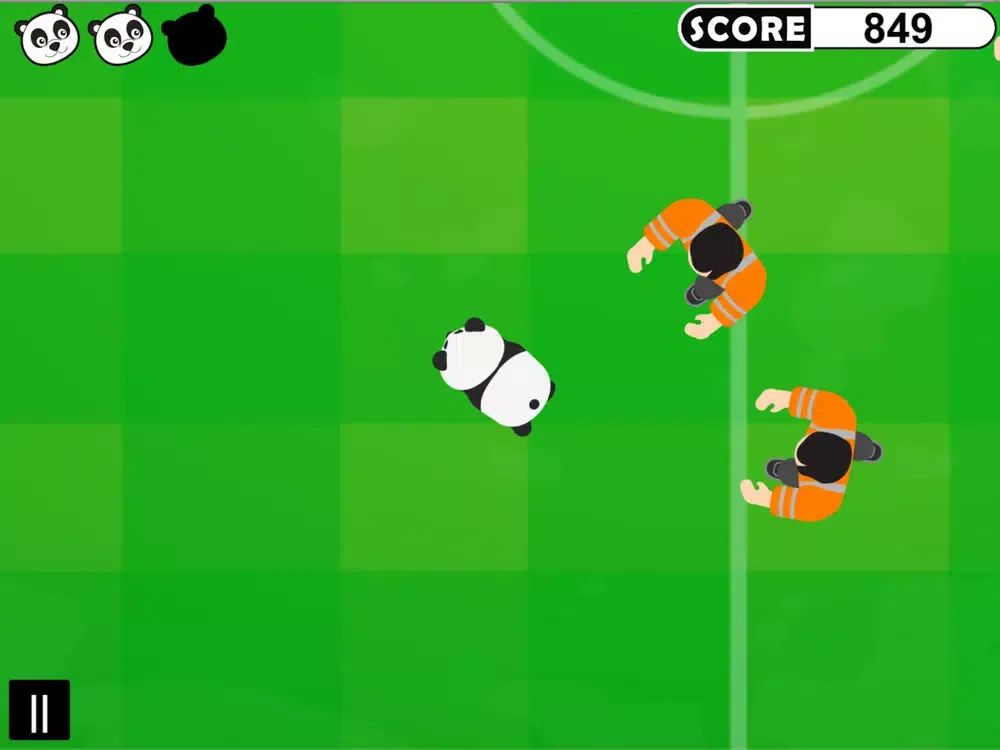 Ảnh chụp màn hình của Panda Hooligan iPad 