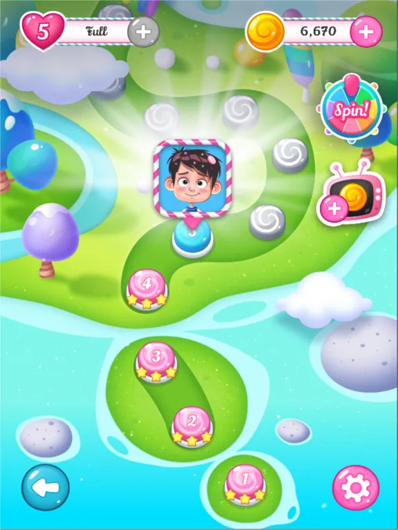 Capturas de pantalla de Happy Candy Match Pop iPad 