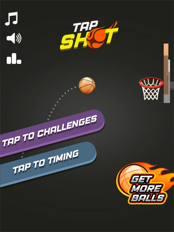 Tangkapan skrin Finger Dunk iPad 
