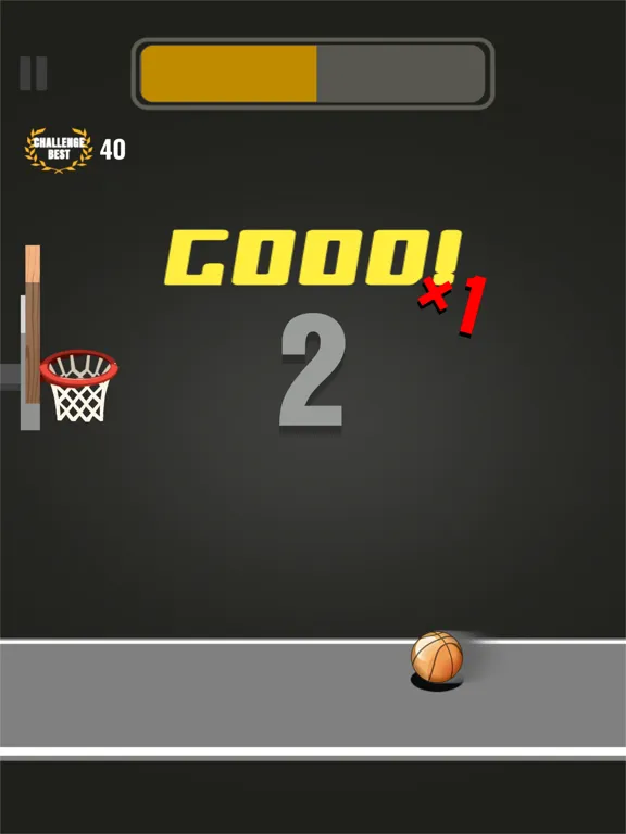Tangkapan skrin Finger Dunk iPad 