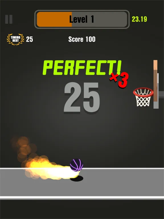 Tangkapan skrin Finger Dunk iPad 