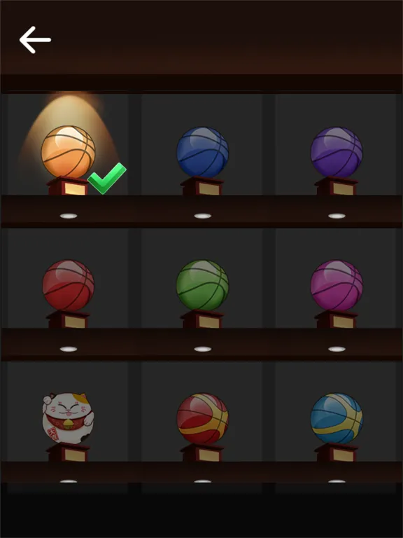 Tangkapan skrin Finger Dunk iPad 