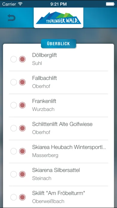 SchneeApp Thüringer Wald 스크린샷