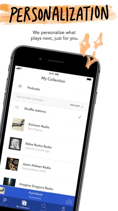 Скриншоты Pandora: Music & Podcasts