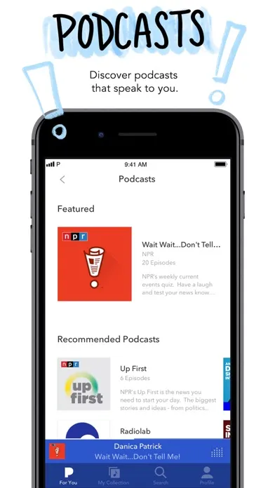 Скриншоты Pandora: Music & Podcasts